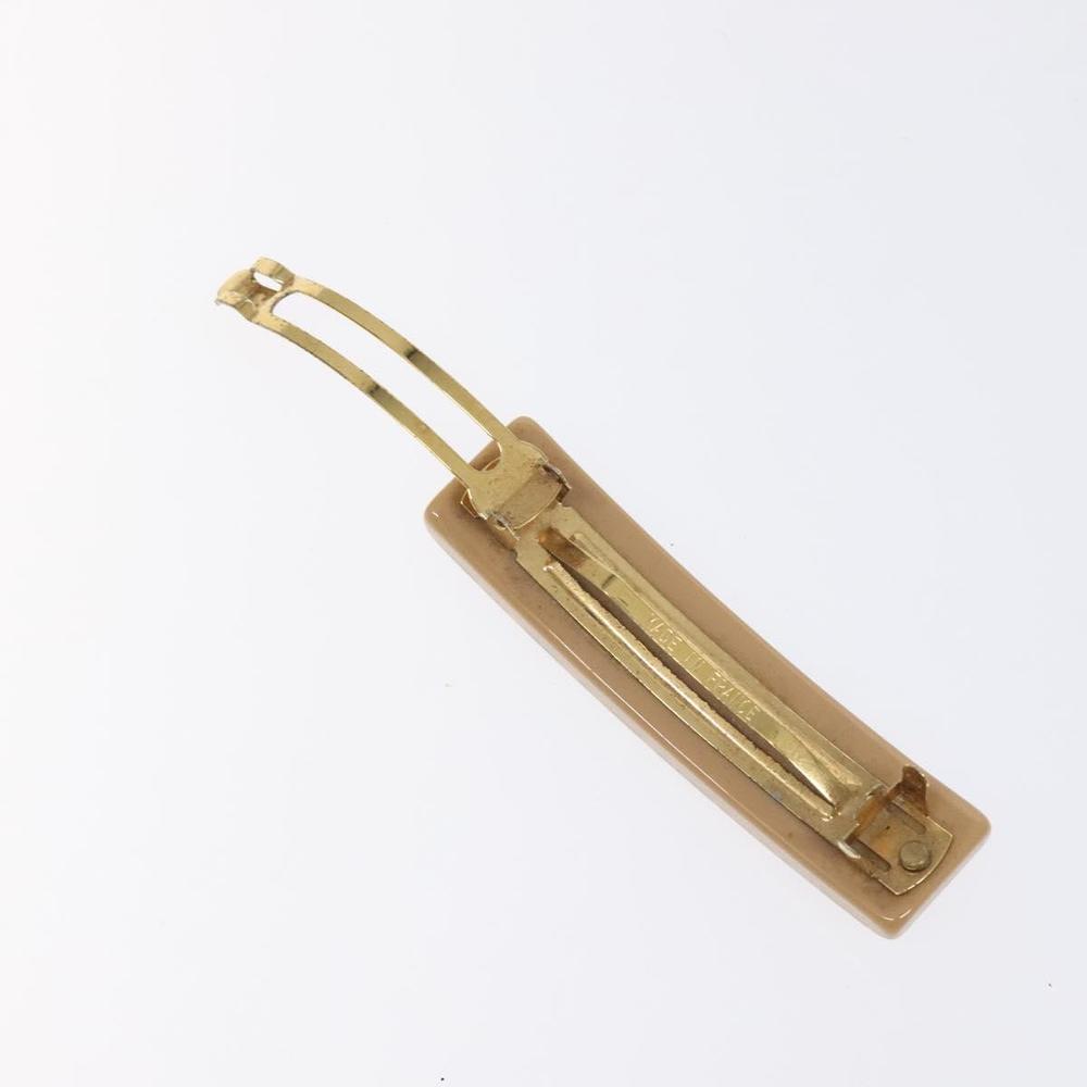 LOUIS VUITTON Baretta Anclusion Hair Clip metal Beige M65305 LV Auth bs26289 - Picture 7 of 7